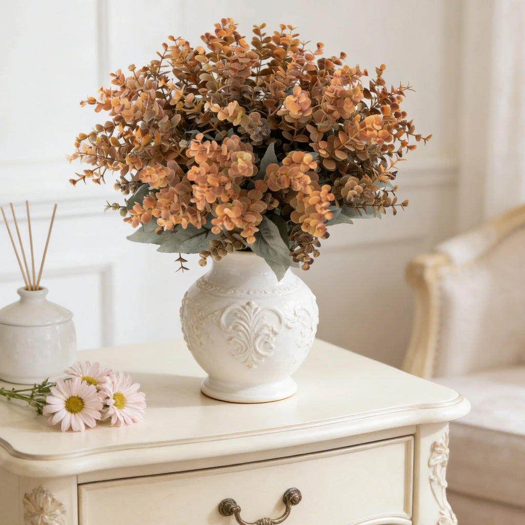Artificial Eucalyptus Bouquet – Wedding & Home Floral Décor Artificial Flower Bouquet Babs