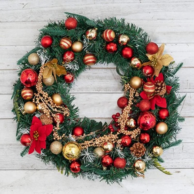 50Pcs Christmas Tree Ball Ornaments – Red & Gold Baubles Christmas Tree Ornaments Babs