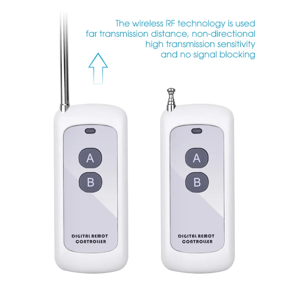 433MHz RF Remote Control 1527 Code – Garage & Smart Home RF Remote Control Babs
