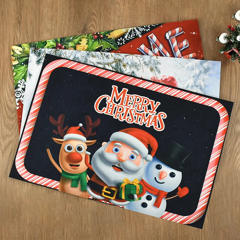 Christmas Anti-Slip Doormat | Festive Floor Mat for Home Holiday Floor Mat Babs