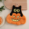 Halloween Pumpkin Hanging Hand Towel – Coral Velvet Kitchen & Bath Decorative Hand Towel Babs style1
