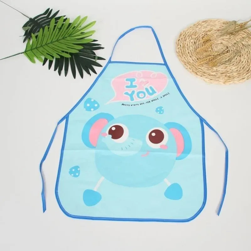Kids Waterproof EVA Cartoon Smock Apron – Eating & Art Bib Kids Craft Apron Babs