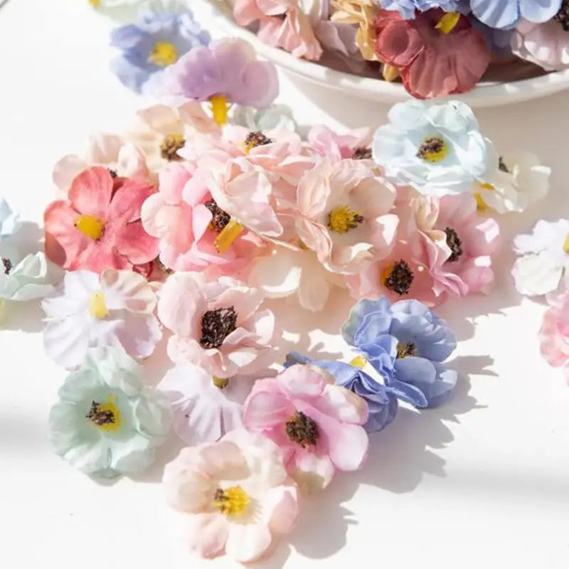 Artificial Silk Daisy Flowers 25/50pcs – Wedding & DIY Decor Artificial Silk Flowers Babs