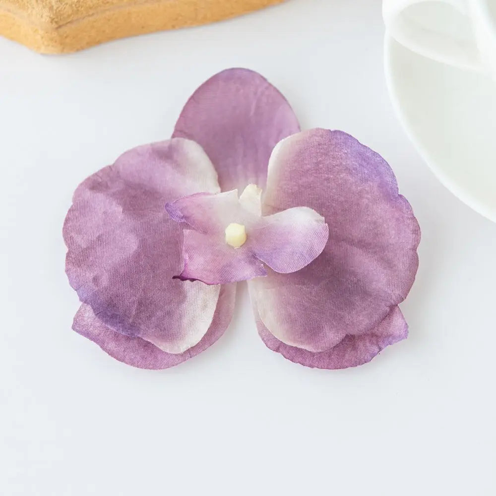 Silk Moth Orchid Artificial Flowers 5/10pcs – Wedding & Home Décor Artificial Silk Flowers Babs 9 5pcs