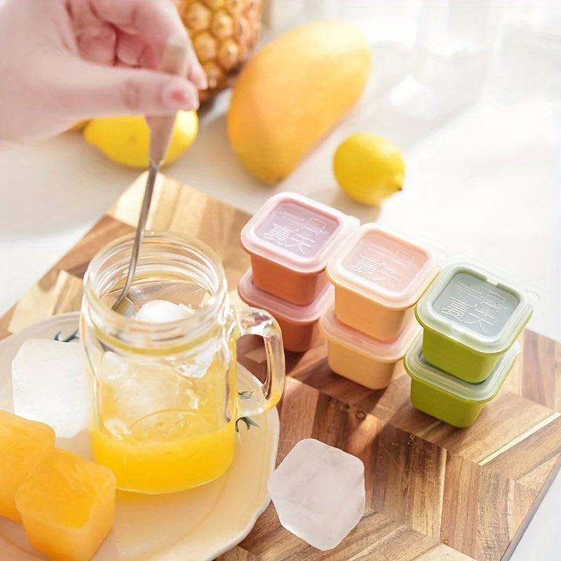 Large Ice Cube Tray with Lid – BPA-Free & Stackable Ice Cube Tray Babs