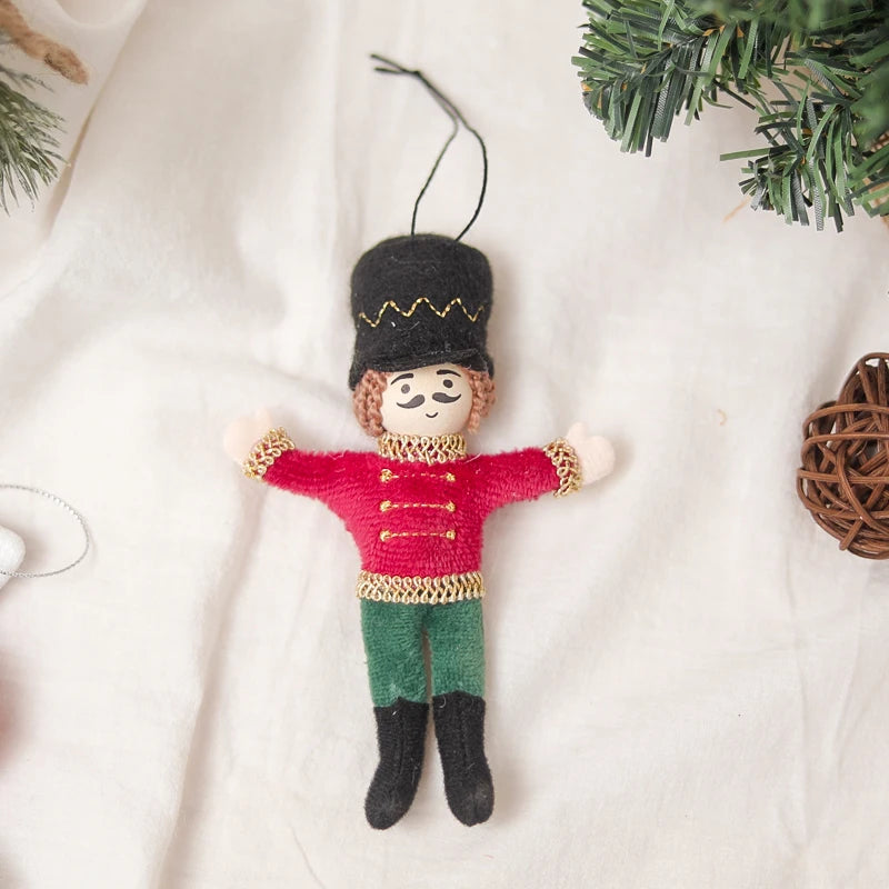 Nutcracker Soldier Christmas Ornament – Festive Holiday Décor Christmas Ornament Babs Red Clothes