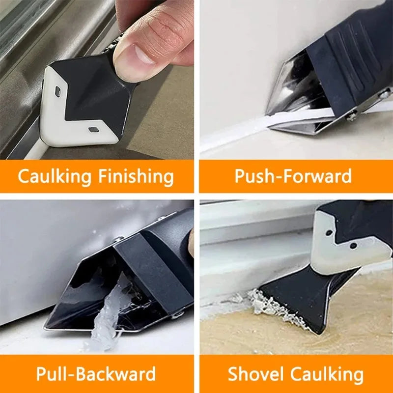 5-in-1 Caulk Remover & Sealant Scraper Tool for Tile & Grout Caulk Scraper Tool Babs
