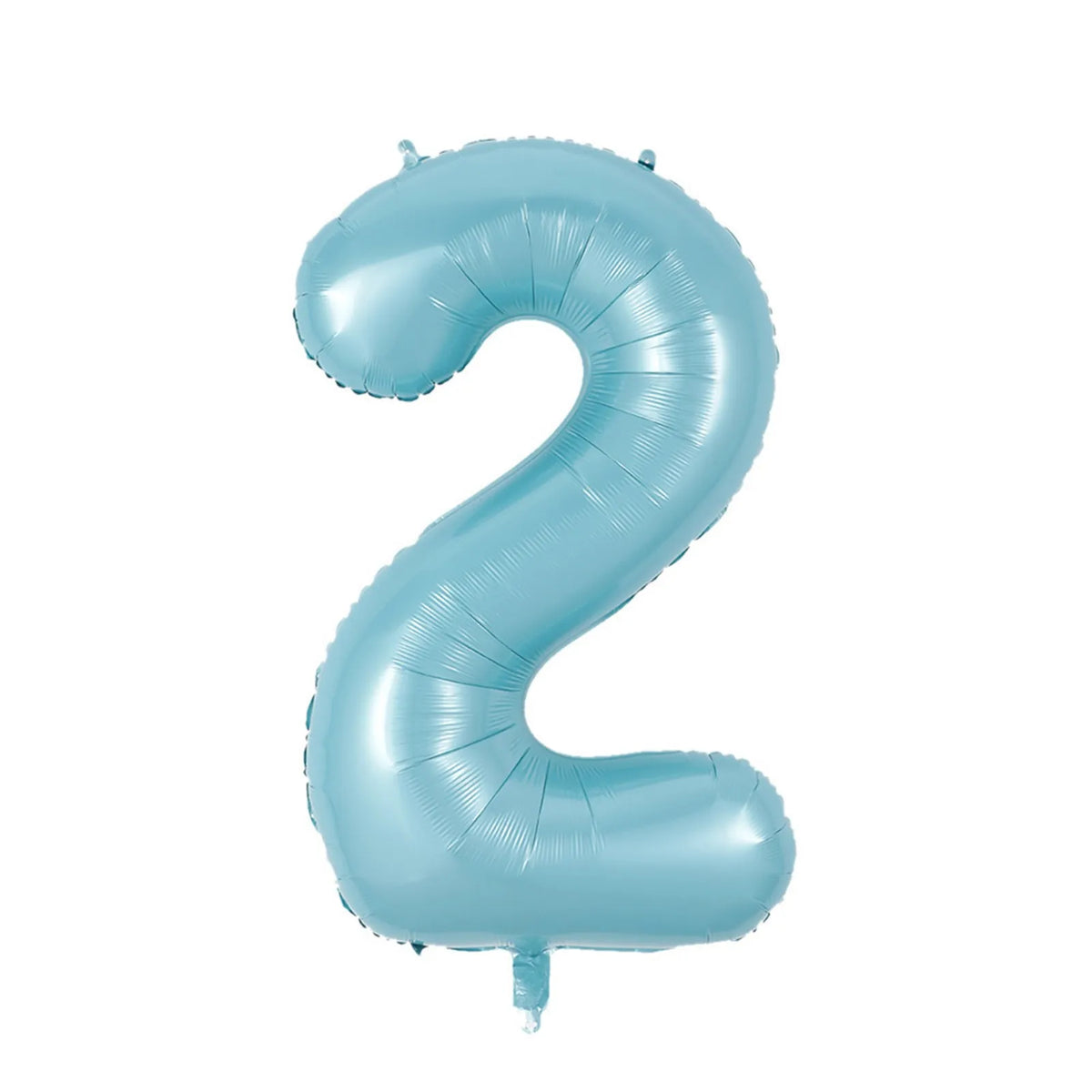 40" Pearl Blue Number Foil Balloons 0–9 | Party Decoration Number Foil Balloon Babs C One Size