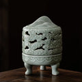 Ceramic Jiangshan Incense Burner – Handmade Sandalwood Holder Incense Burner Babs A