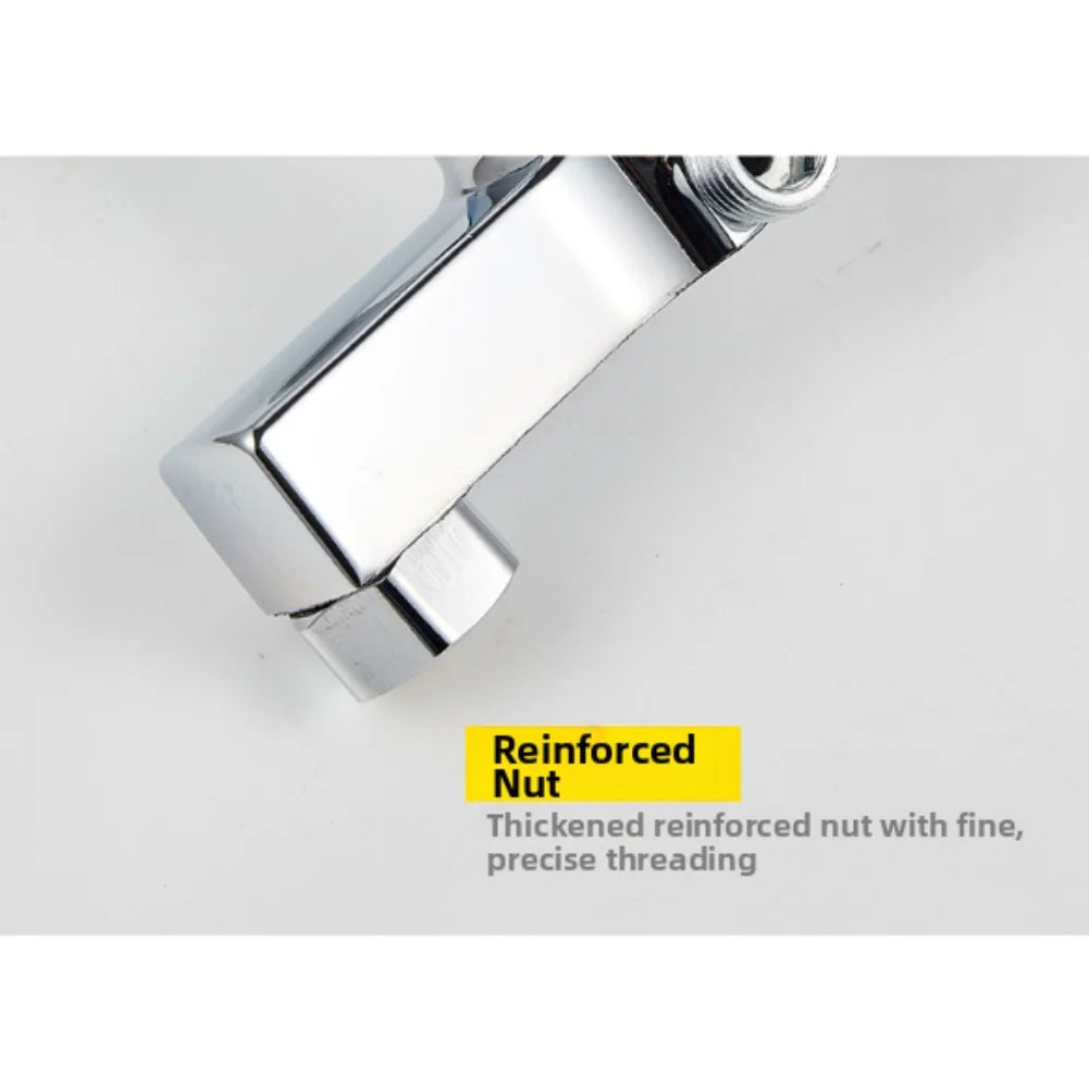LEENKEA Wall Mounted Shower Mixer Valve G1/2" Chrome Shower Mixer Valve Babs