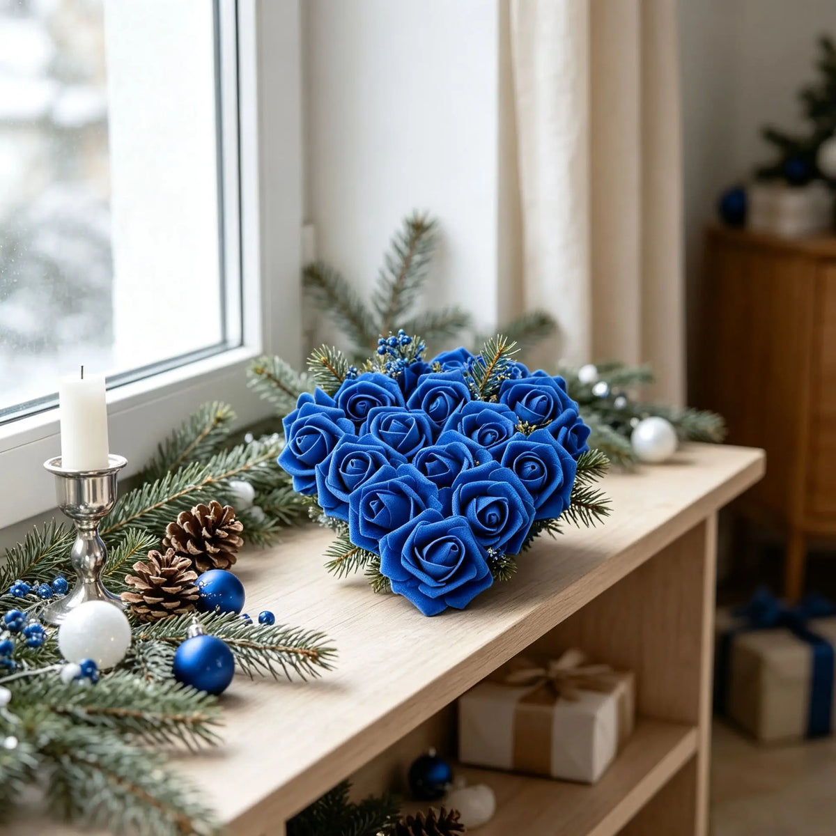 Artificial Foam Rose Heads for Wedding, Holiday & DIY Decor Artificial Flower Heads Babs