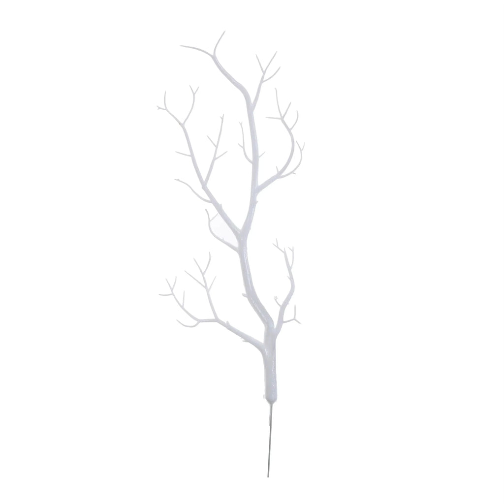 Artificial Bare Twig Branches – Fall & Halloween DIY Decor Artificial Decorative Branches Babs WHITE 10 pcs