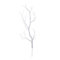 Artificial Bare Twig Branches – Fall & Halloween DIY Decor Artificial Decorative Branches Babs WHITE 10 pcs