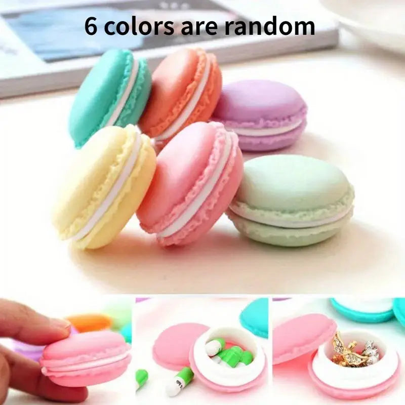 6-Color Macaron Storage Box | Mini Portable Jewelry Organizer Mini Storage Organizer Babs 6pcs