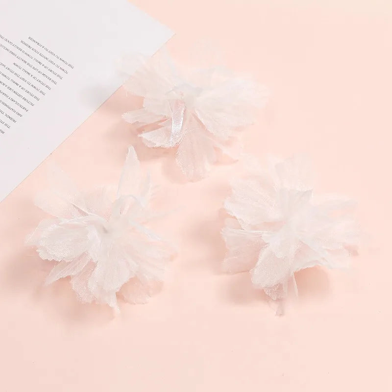 White Artificial Rose Flower Heads – Wedding & Home Decor Artificial Flower Heads Babs 17 10Pcs