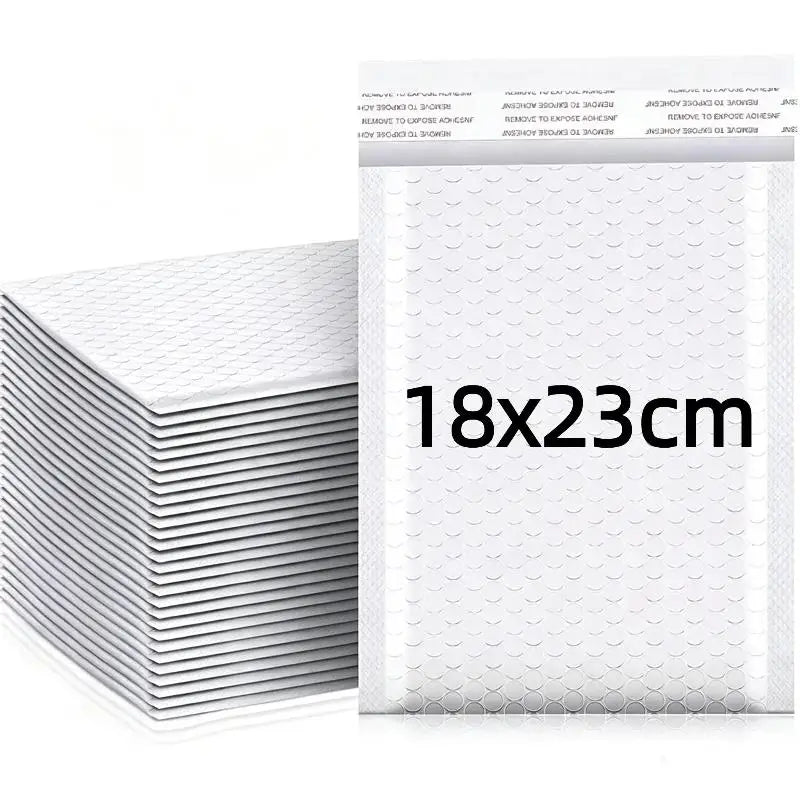 10-Pack White Self-Sealing Bubble Mailers | Waterproof Shipping Bags Bubble Mailers Babs A17 one size