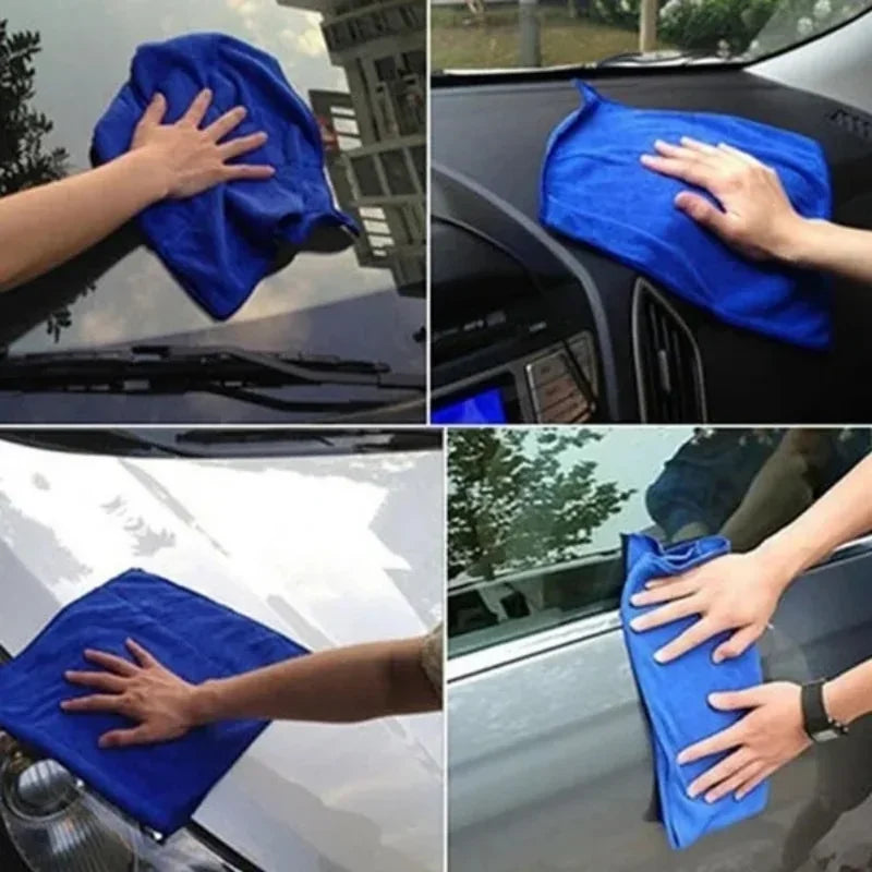 Microfiber Car Cleaning Towels – Super Absorbent Detailing Cloth Car Detailing Towel Babs