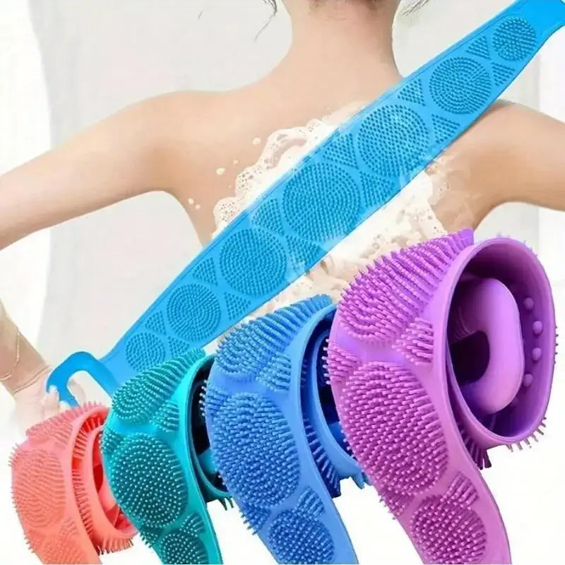 Silicone Body Scrub Brush & Exfoliating Bath Belt Body Scrub Brush Babs