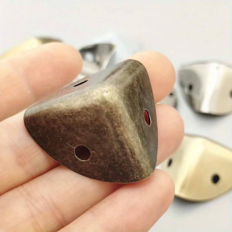 10Pcs Metal Corner Protectors 28mm – Box & Furniture Hardware Decorative Corner Hardware Babs