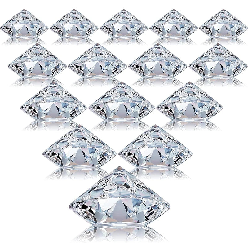 24-Pack Acrylic Diamond Place Card Holders – Wedding & Party Place Card Holders Babs