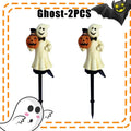 Solar Halloween Garden Stake Lights – Pumpkin Ghost Design Solar Garden Stake Light Babs Ghost-2PCS