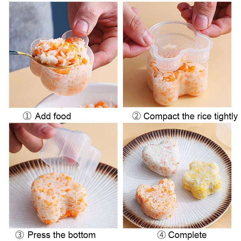 Triangle Onigiri Rice Mold – Sushi Making Tool Sushi Rice Mold Babs