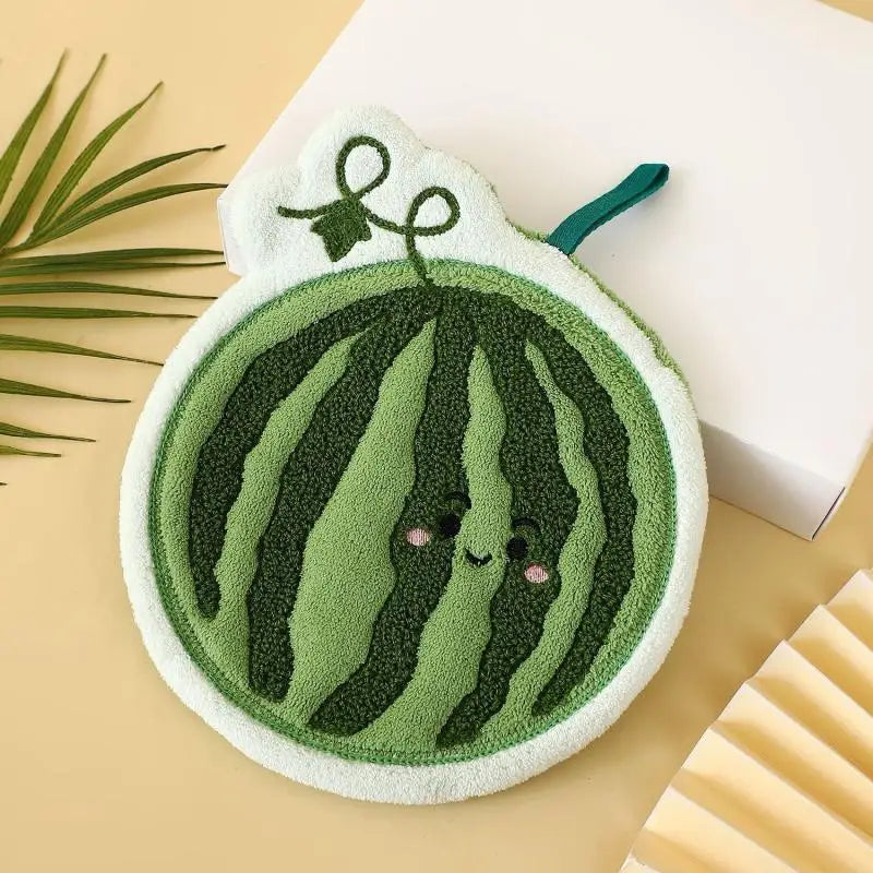 Fruit Shaped Hanging Hand Towels – Kitchen & Bathroom Decor Decorative Hand Towel Babs D