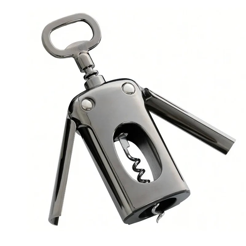 Zinc Alloy 2-in-1 Wine Opener & Corkscrew | Bar Tool Wine Bottle Opener Babs