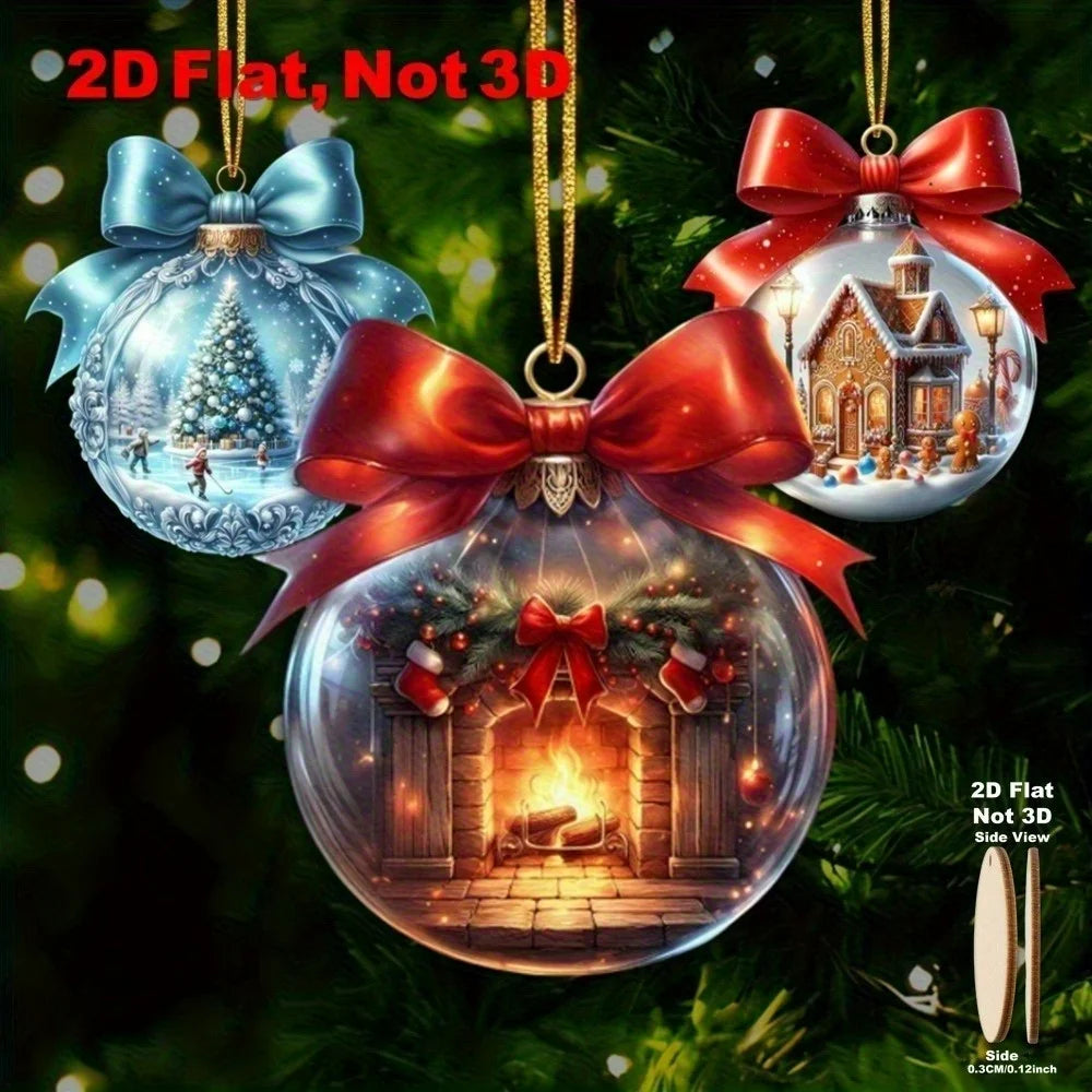 Christmas Ball Ornaments 12/24 Pcs – Festive Holiday Decor Christmas Ornament Set Babs