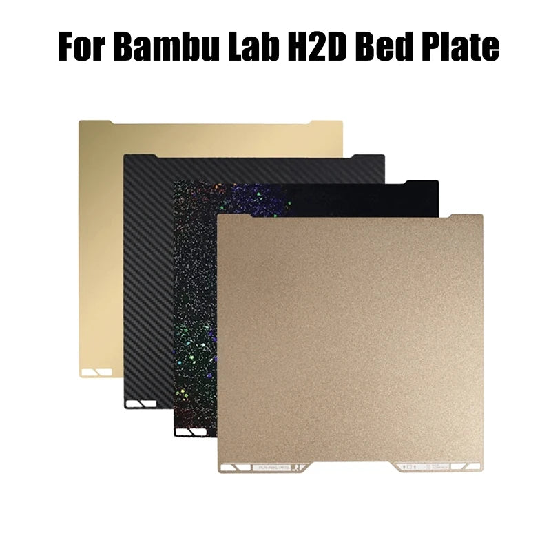 Bambu Lab H2D 380mm PEO/PET/PEI Double-Sided Build Plate 3D Printer Build Plate Babs