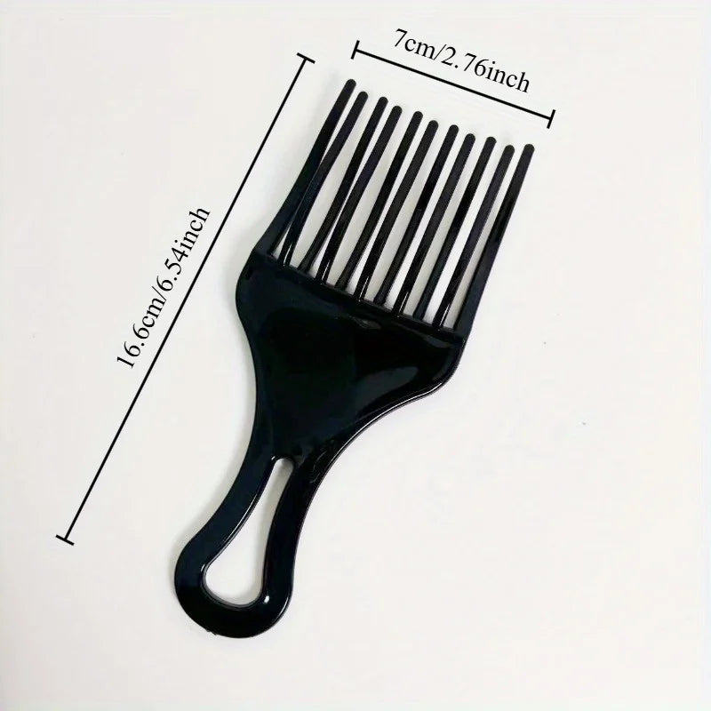 Wide Tooth Pick Comb for Curly & Afro Hair – 2pcs Set Hair Pick Comb Babs