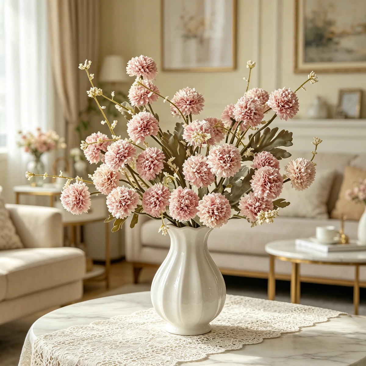 Artificial Silk Chrysanthemum Flowers – Wedding & Home Décor Artificial Silk Flowers Babs
