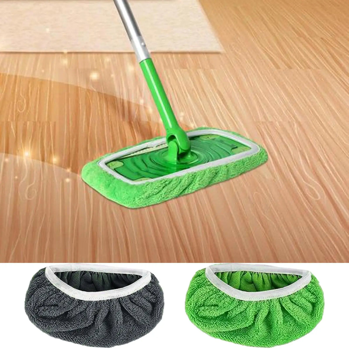 Reusable Microfiber Mop Pads – Washable Wet & Dry Floor Cleaner Microfiber Mop Pads Babs