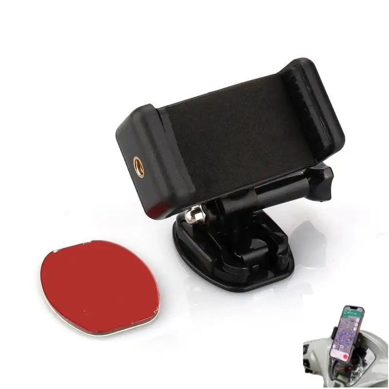 Motorcycle Helmet Phone Mount with VHB Adhesive & 360° Clip Helmet Phone Mount Babs