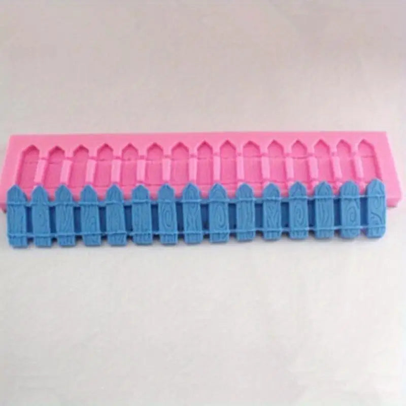 Silicone Fondant Cake Fence Mold – DIY Baking Decoration Cake Decorating Mold Babs