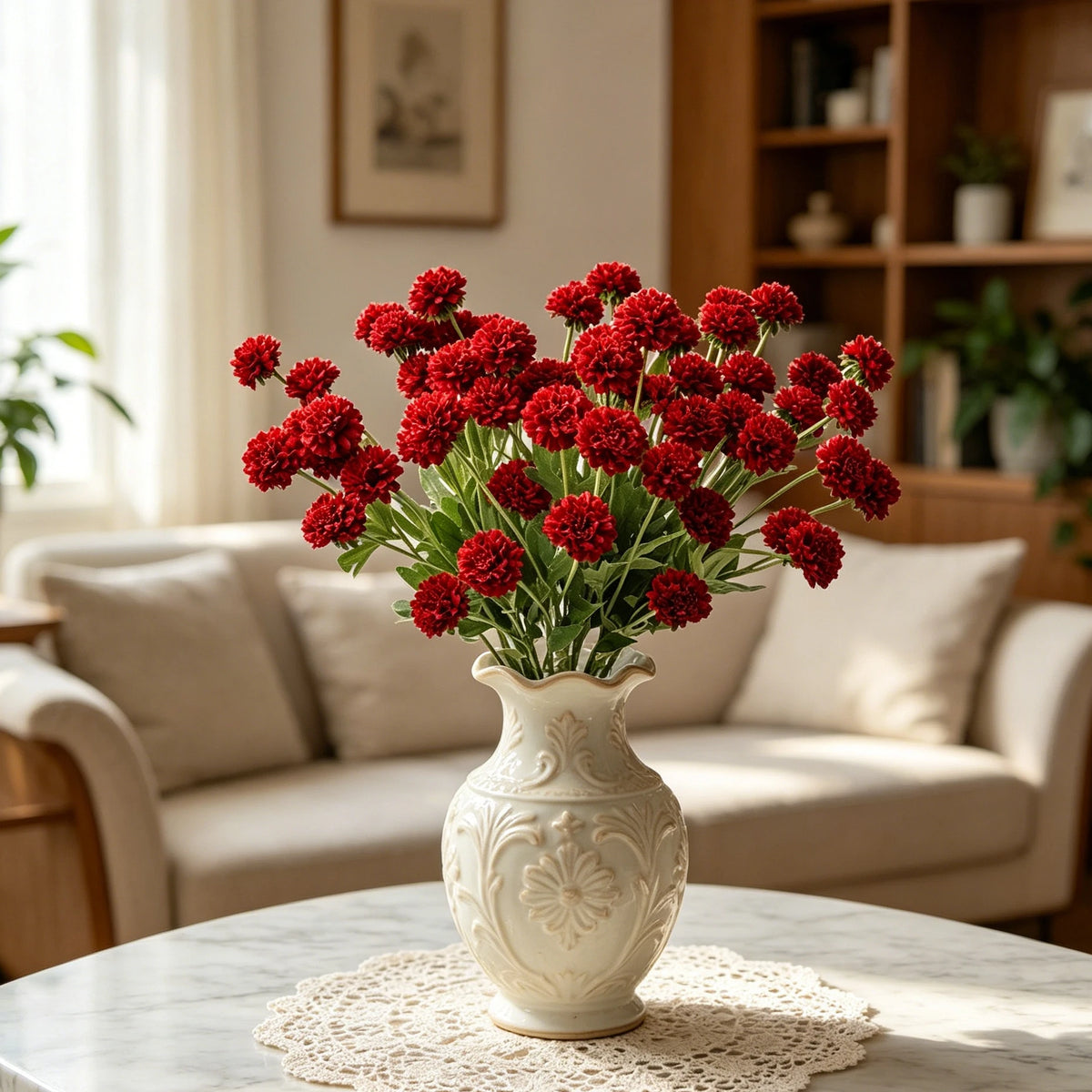 Artificial Silk Chrysanthemum Flowers – Wedding & Home Decor Artificial Silk Flowers Babs