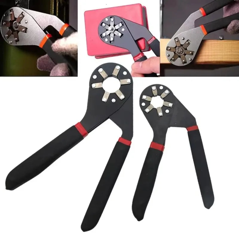Magic Adjustable Wrench 6 & 8 Inch Hex Socket Hand Tool Adjustable Socket Wrench Babs