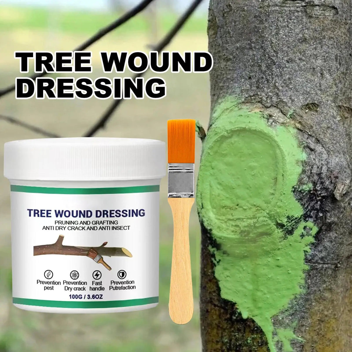 Tree Pruning Sealer Paste – Grafting & Wound Repair Tool Garden Pruning Sealer Babs