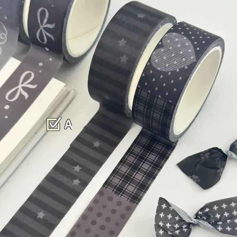 INS Style Washi Tape Set – Journaling, Scrapbooking & DIY Crafts Decorative Washi Tape Babs M 2 ROLL C