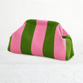 Ladies' Cloud Stripe Handbag – Large Capacity & Foldable Women's Handbag Babs Pink