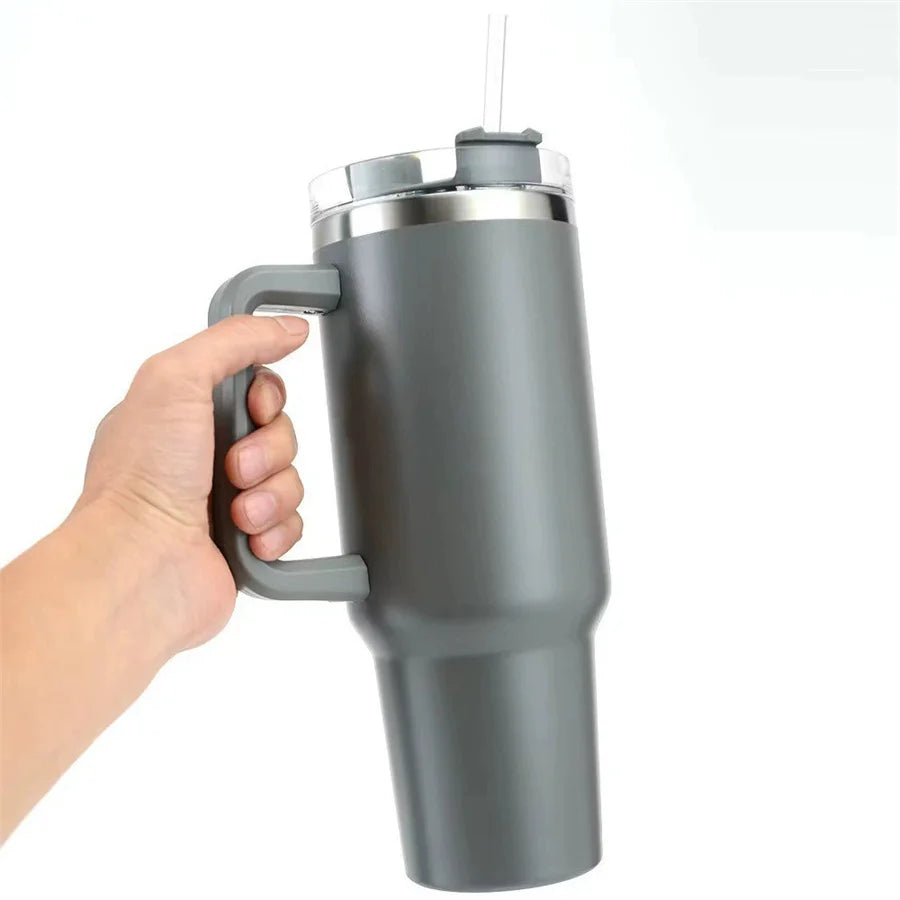 40oz Stainless Steel Insulated Water Bottle – Ice Dominator Thermos Insulated Water Bottle Babs
