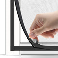 Magnetic Invisible Window Screen – Self-Adhesive Mosquito Net Magnetic Window Screen Babs black 50X120cm