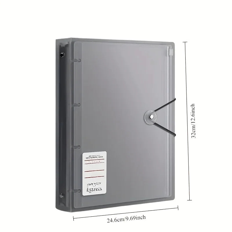 PP Binder Storage Booklet A4/A5/B5 – ID & Document Organizer Document Storage Binder Babs