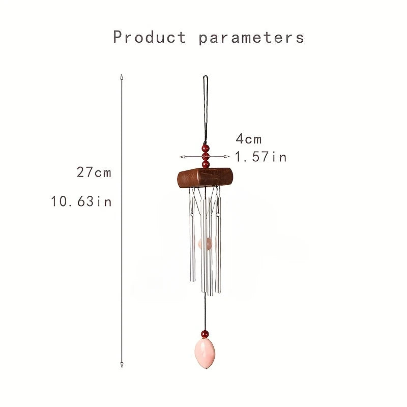 Wooden Wind Chime Pendant – Home, Door & Car Décor Gift Wind Chime Pendant Babs