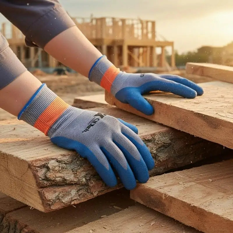 Thorn-Proof Rubber Palm Gardening Gloves – Breathable & Durable Gardening Work Gloves Babs