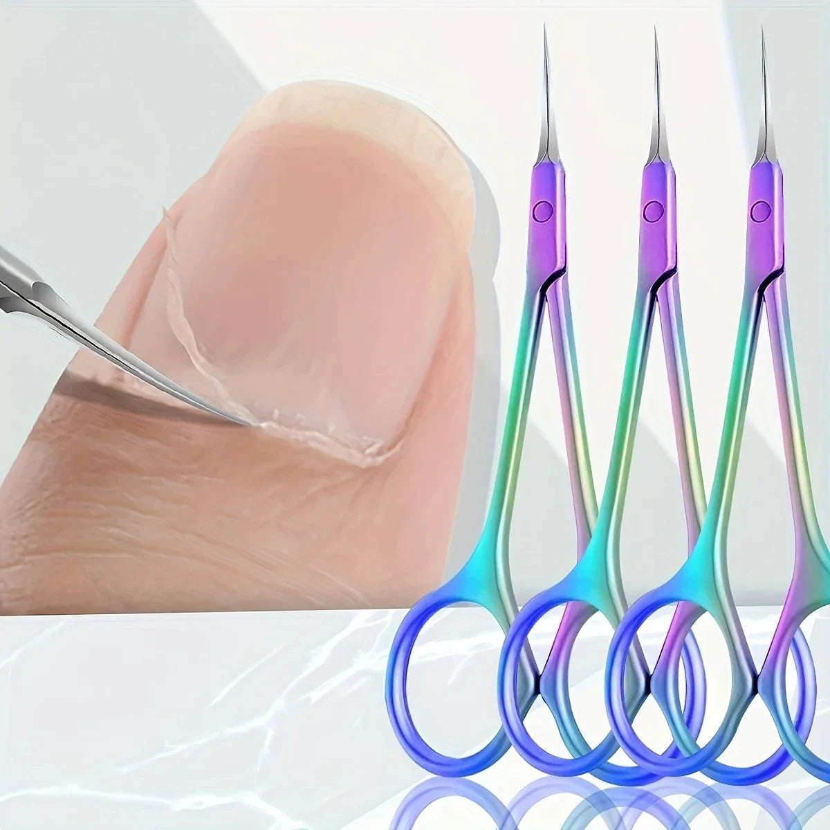 Stainless Steel Cuticle Scissors & Dead Skin Trimmer Tool Cuticle Scissors Babs