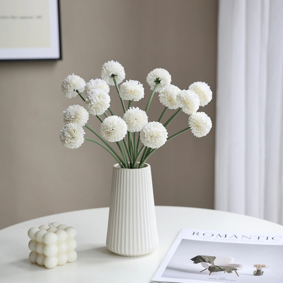 Artificial Silk Chrysanthemum Flower Ball – Wedding & Home Décor Artificial Flower Ball Babs