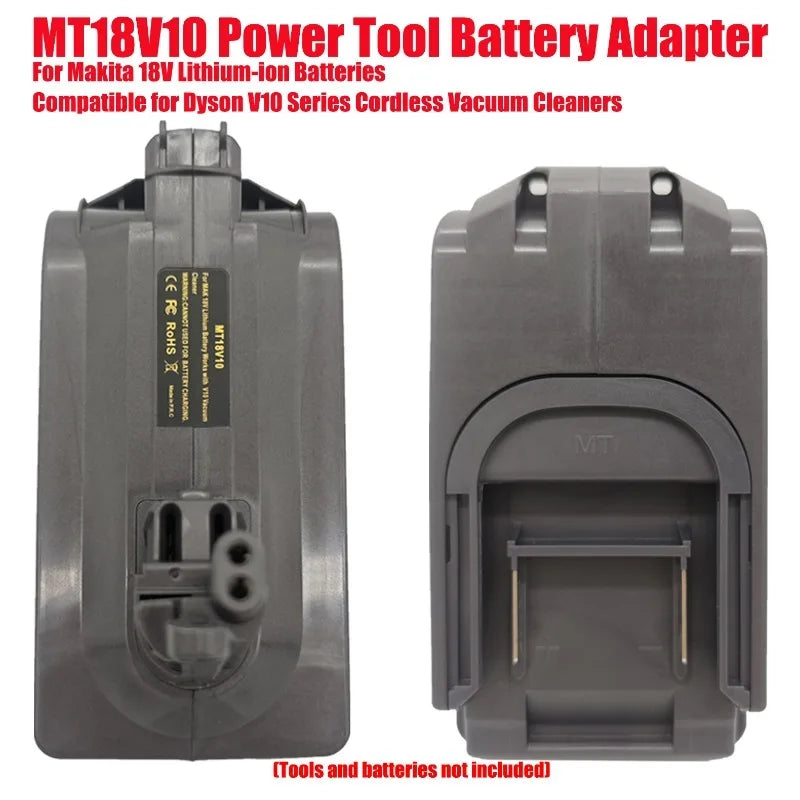 MT18V10 Battery Adapter – Makita 18V to Dyson V10 Vacuum Battery Adapter Babs