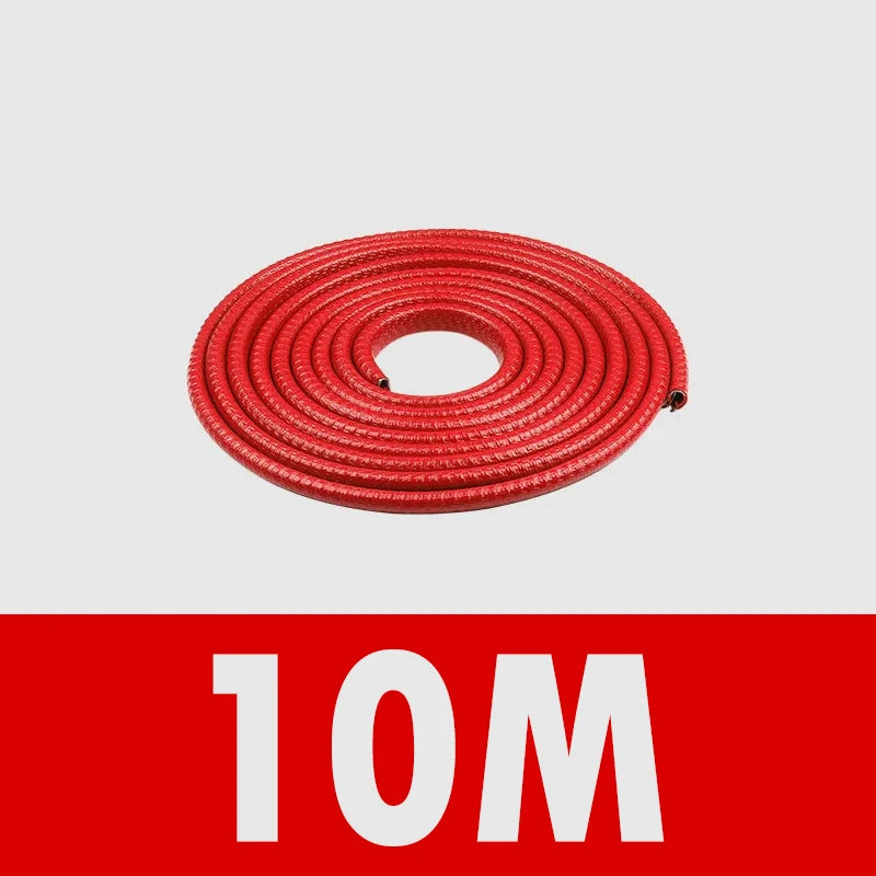 10M Car Door Edge Protector Sealing Strip Guard Trim – Universal Car Door Edge Guard Babs Red 10m