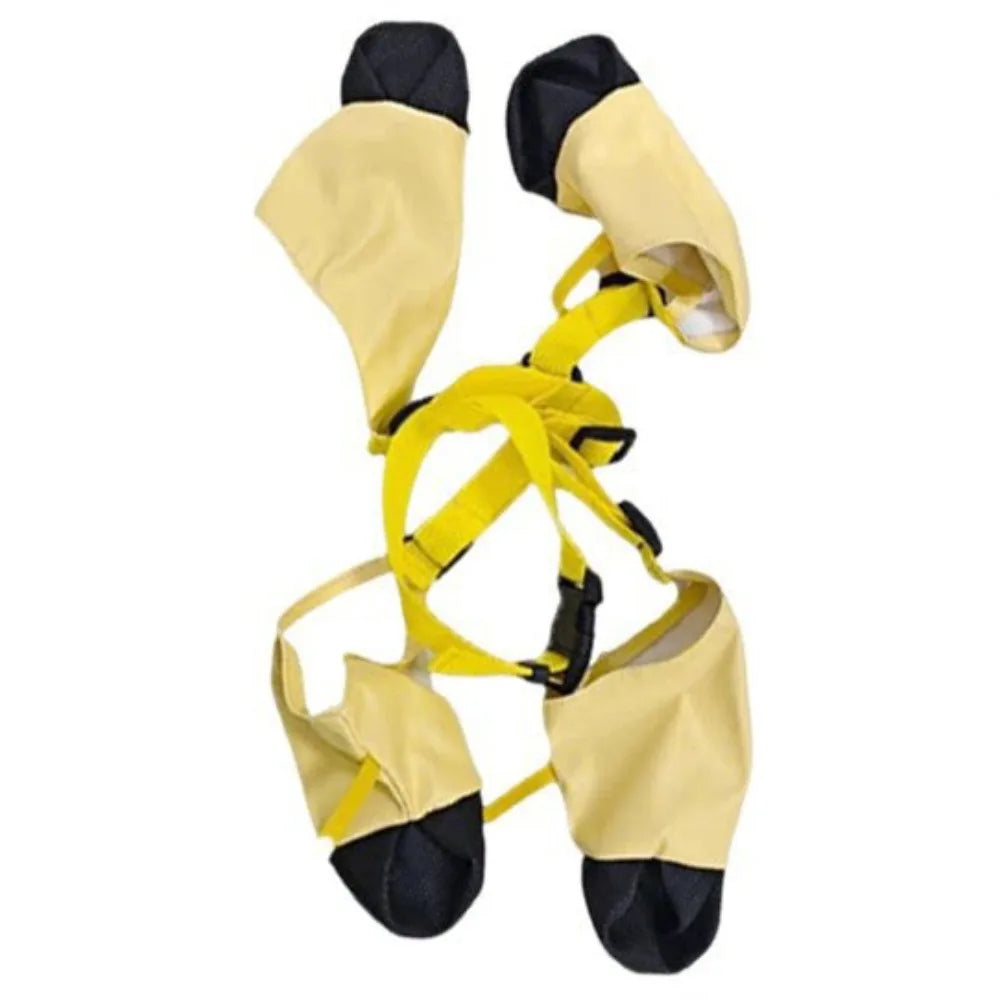 Waterproof Dog Rain Boots – Anti-Slip, Adjustable Paw Protector Dog Rain Boots Babs Yellow XS